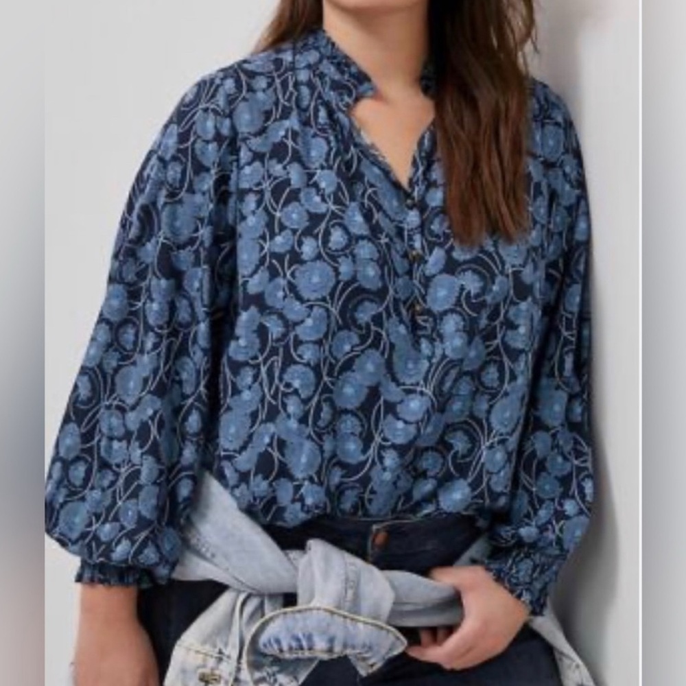 Maeve Anthropologie long sleeve blouse